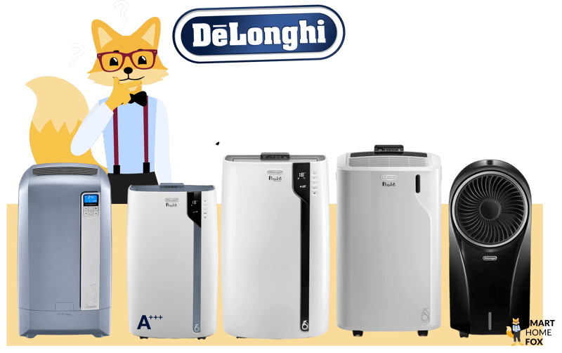 Der Smart-Home-Fox-Experte präsentiert verschiedene De’Longhi mobile Klimaanlagen und Luftkühler in einer Übersicht.